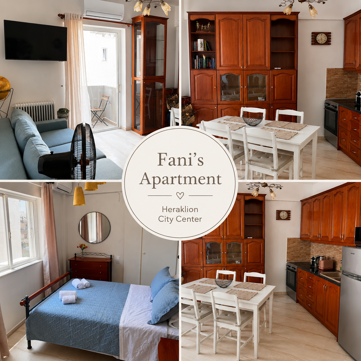 Fani's apartment in Heraklion, Crete